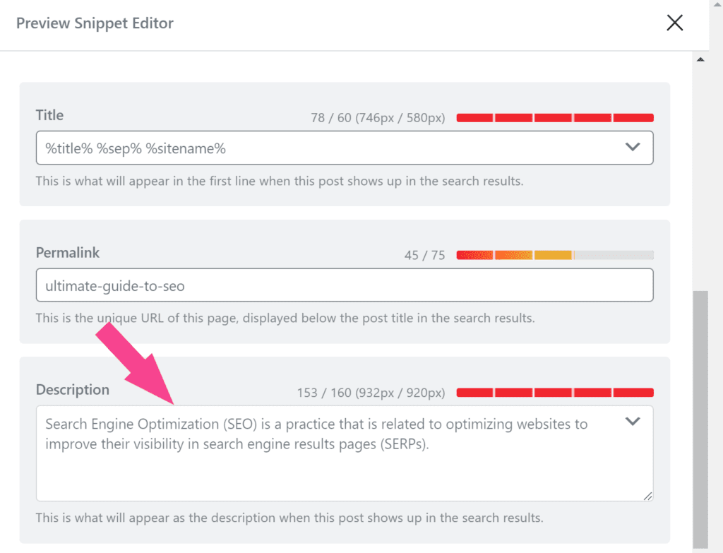 rank math seo optimization