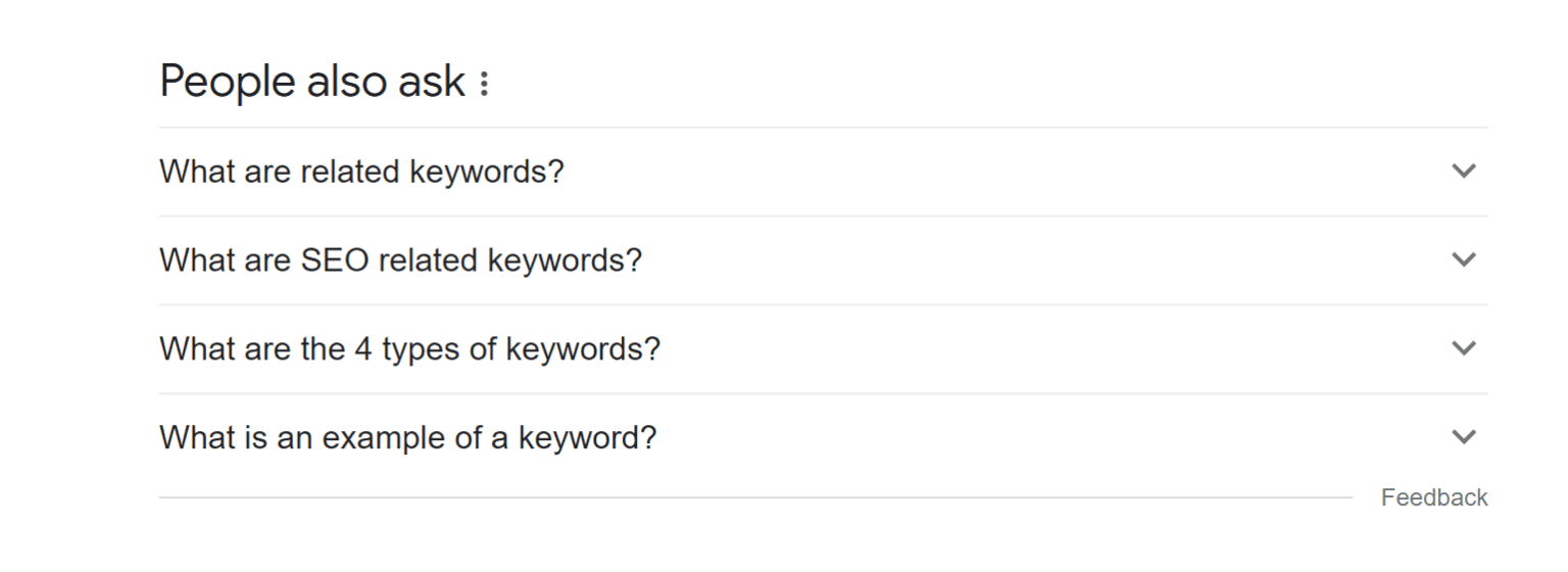 people also ask keyword research