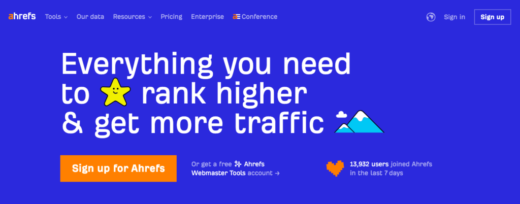 Ahrefs ranked #1 of 25 best link building tools