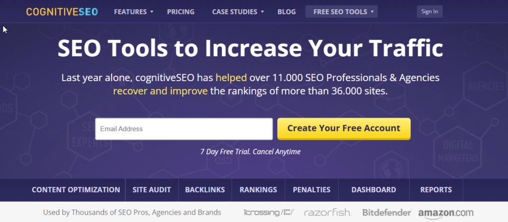 Best link building tools by CognitiveSEO