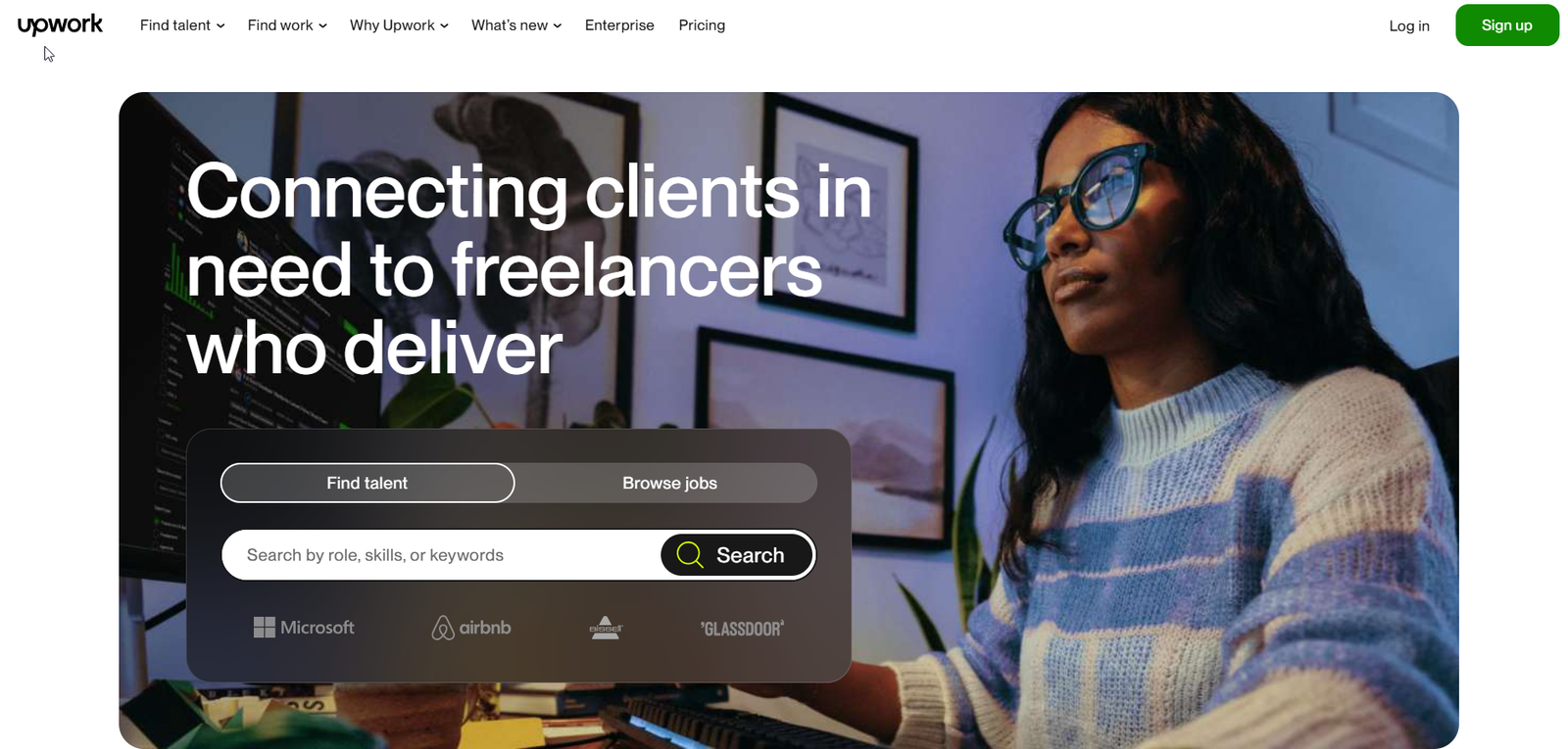 Upwork link building service